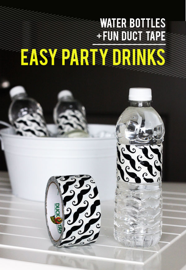 Craft, diy water bottle labels, party food ideas