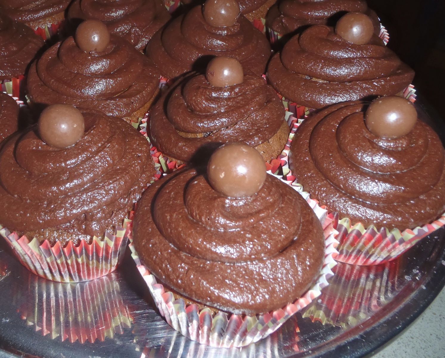 Chocoatle Malteser cupcakes, Malteser cupcake recipe, cupcake recipe