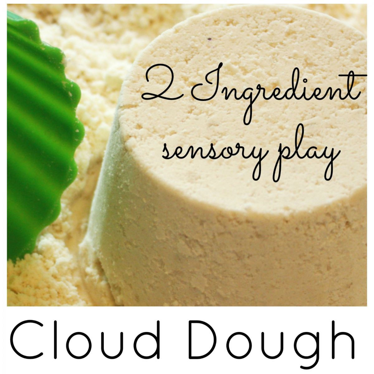 cloud dough recipe, sensory play dough